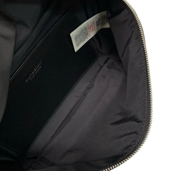 BURBERRY LONDON ENGLAND Black Nylon Leather Bum Bag - Picture 7 of 15